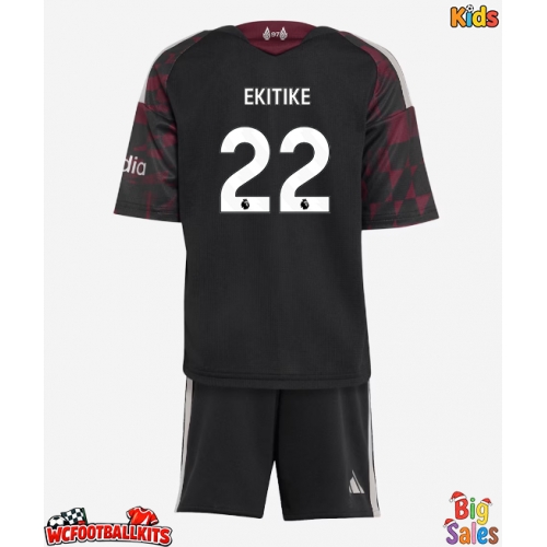 Liverpool Hugo Ekitike #22 Replica Third Stadium Kit for Kids 2026-27 Short Sleeve (+ pants)